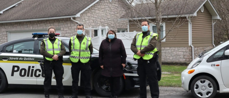 Merci aux agents de la SQ de Brome-Missisquoi